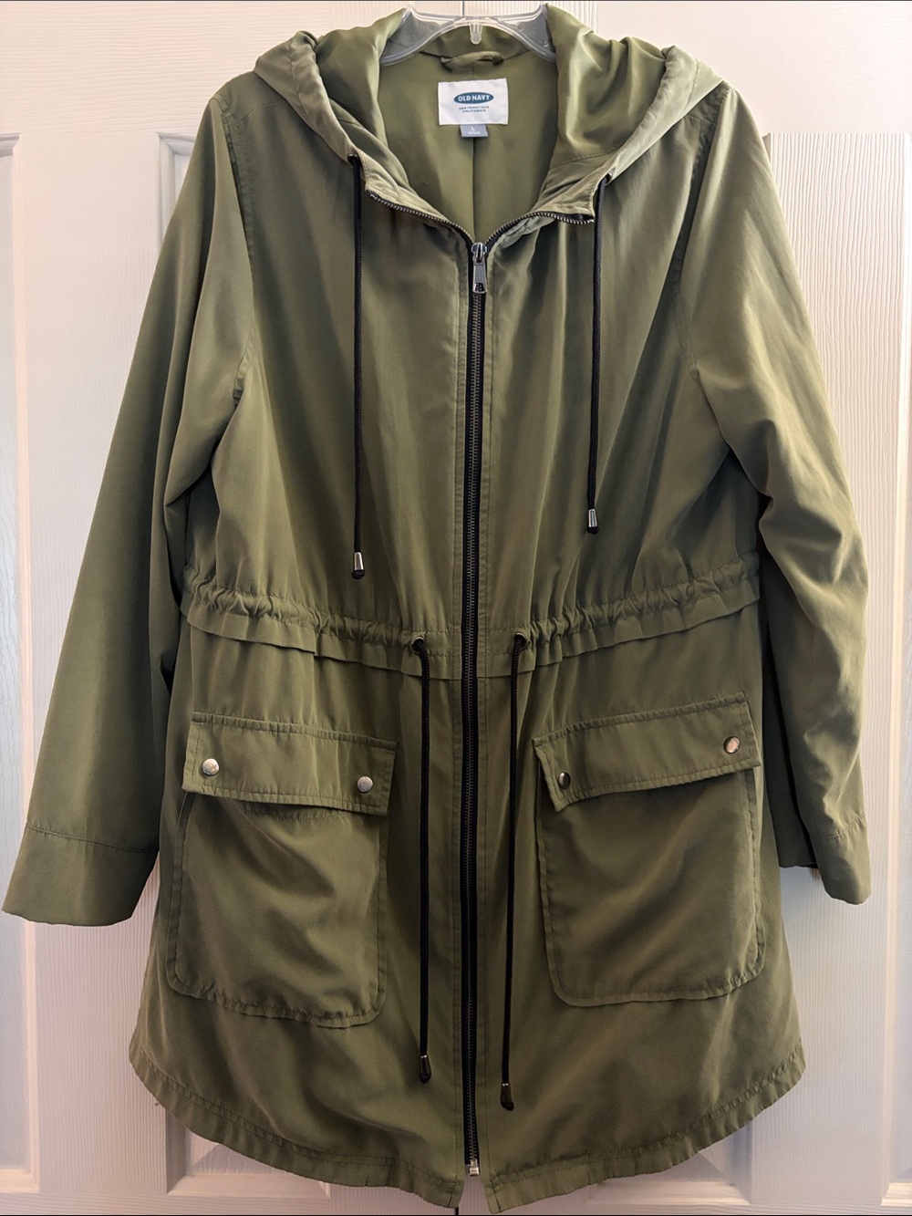 Old Navy Olive Hooded Jacket